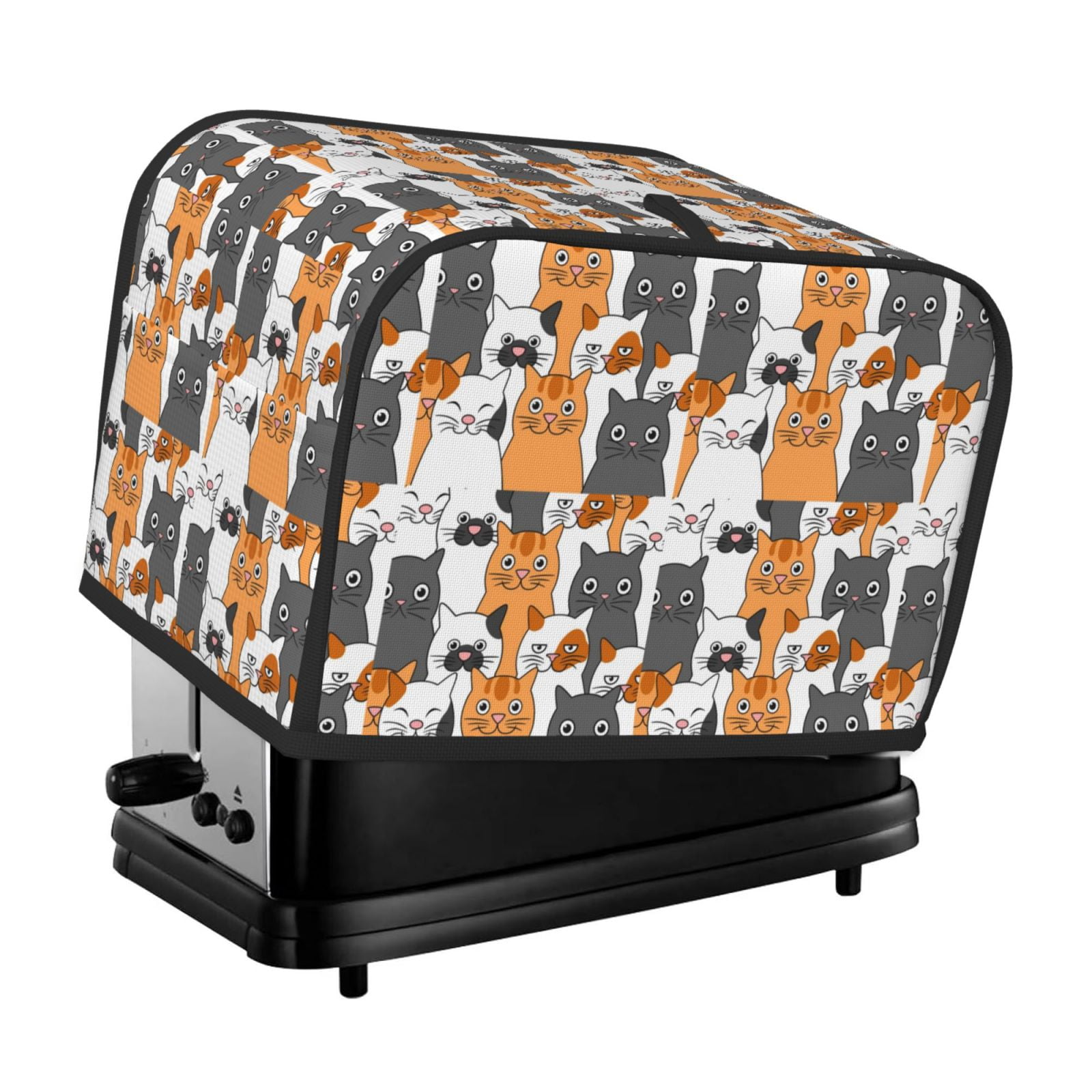 Zeuib Funny Cats Two Slice Toaster Dust Cover Appliance Cover And Dust ...