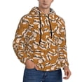 thumbnail image 1 of Zufioo Monkey Sloth Design Fleece Comfortable Hoodie for Mens,Sweatshirt for Men,Pullover Hooded Sweatshirt for Men -Medium, 1 of 5