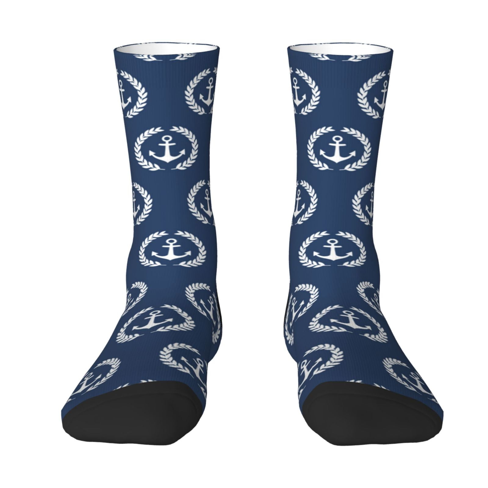 Zeuib Navy Nautical High-Performance Moisture-Wicking