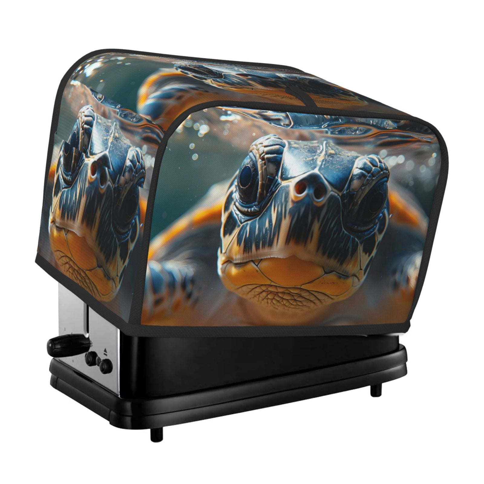 Turtle Computer Dust Cover Zeuib Realistic Cute Sea Turtle Two Slice Toaster Dust Cover Appliance ...