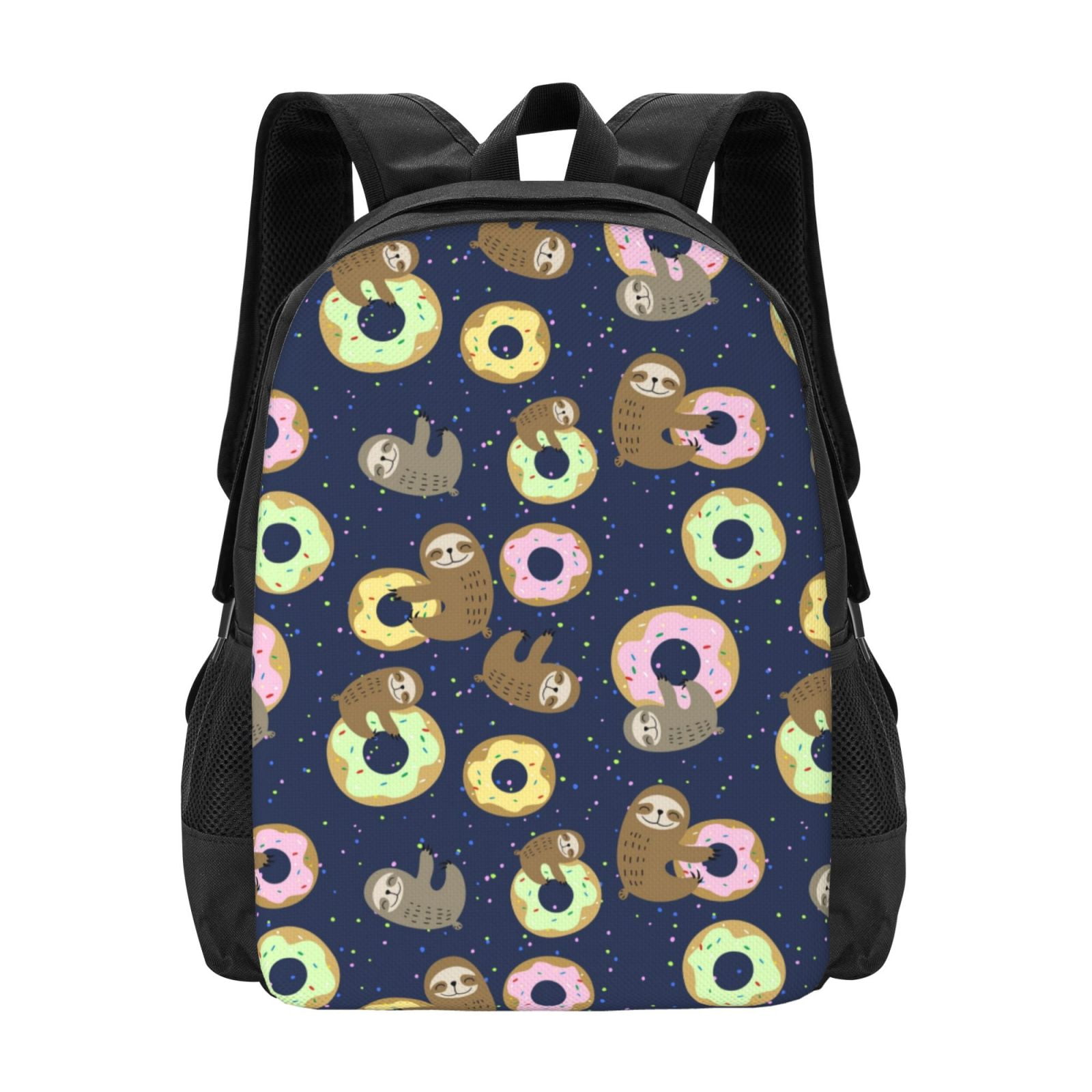 Zeuib Sloth with Donuts Stylish and Lightweight Backpack: Perfect for ...