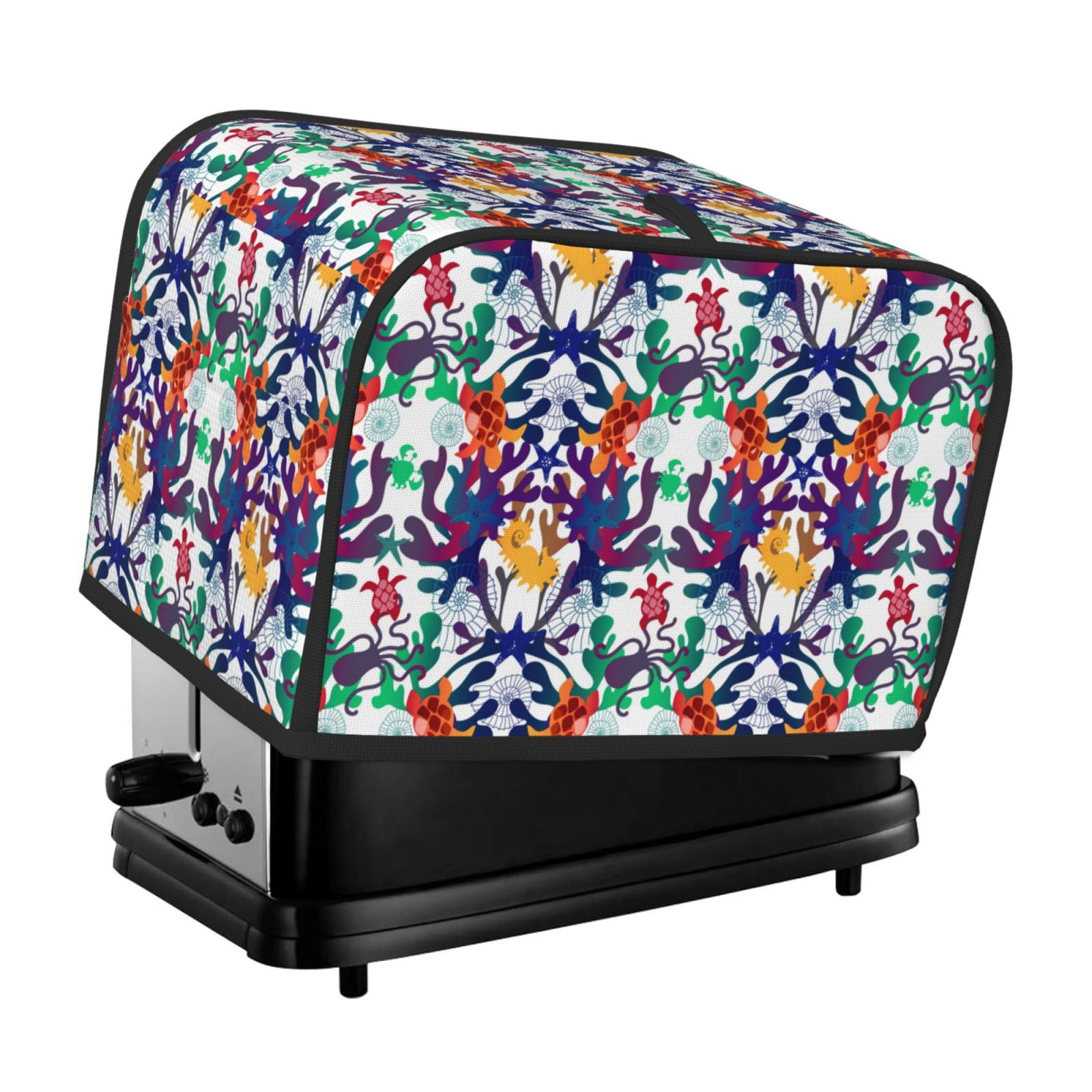 Zeuib Starfish And Turtle Two Slice Toaster Dust Cover Appliance Cover ...