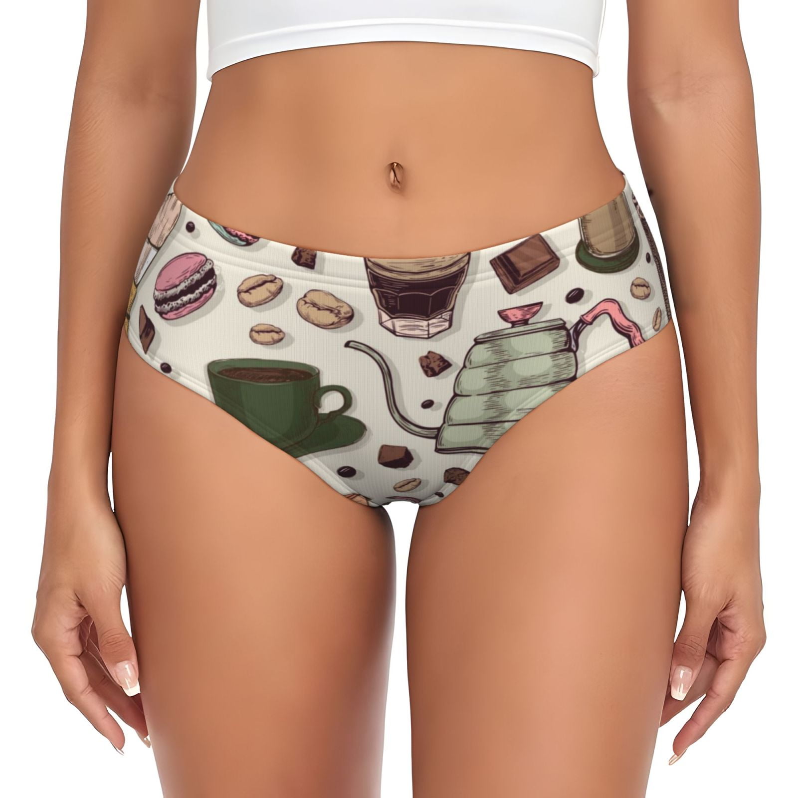 TUTUESTHER Cotton Underwear for Women Mid Rise Full Briefs
