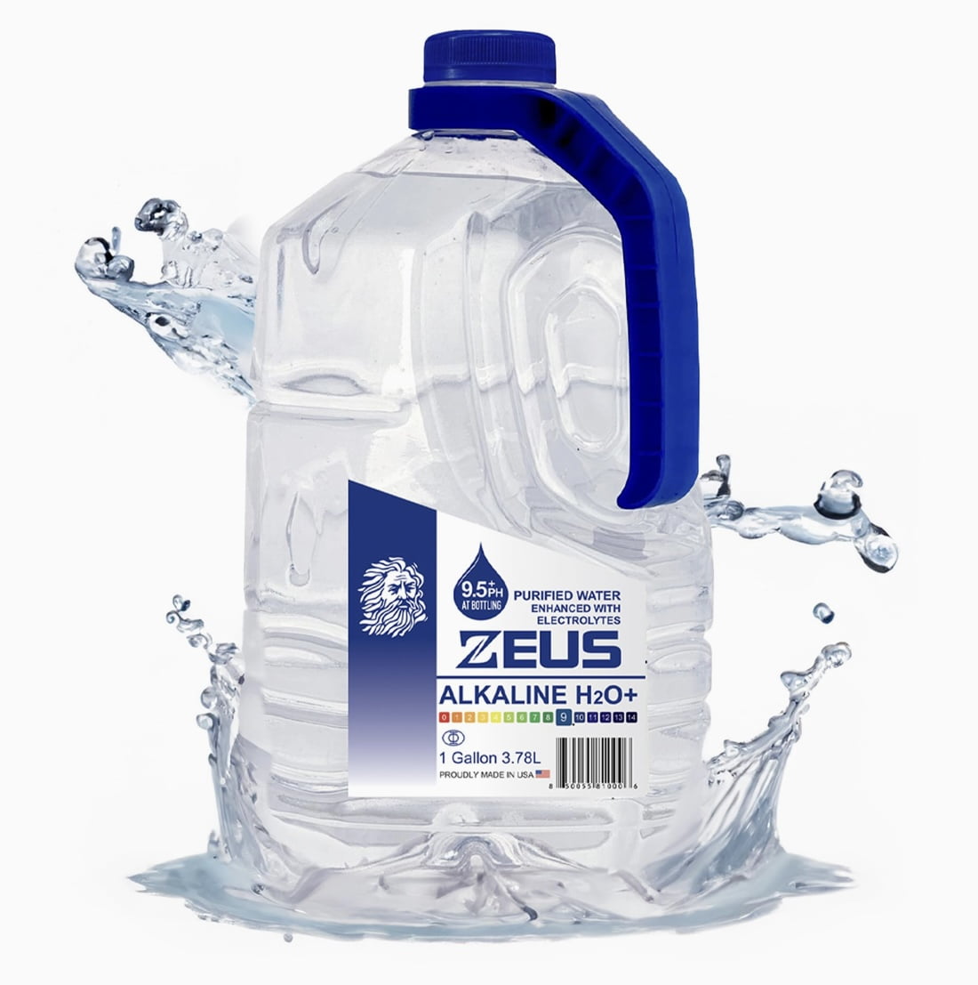 Zeus Alkaline Water (4pk/Gallon)