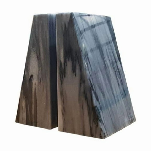 Zeus Bookends, Cloud Gray Marble