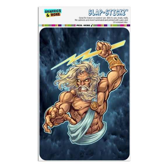 Zeus Greek God Mythology Lightning Home Business Office Sign