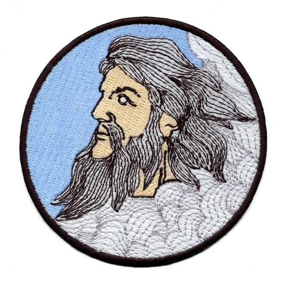 Zeus Greek Mythology God Iron On Patch