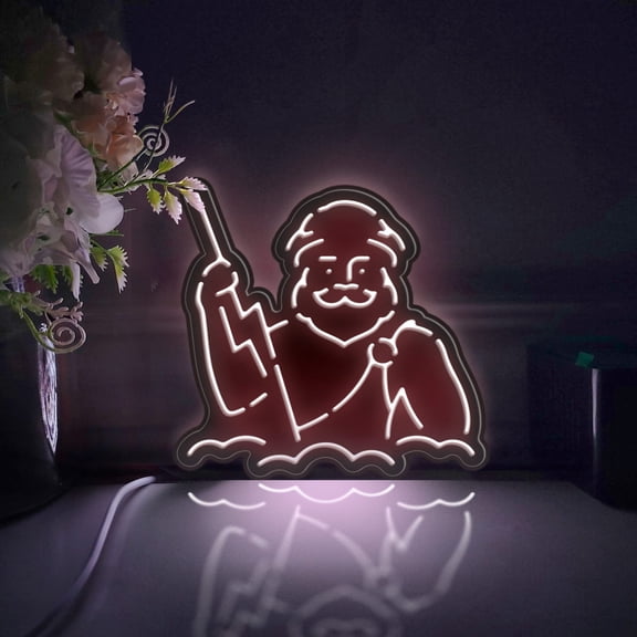 Zeus Led Light Box, Dimmable Neon-Like Light Signs USB Power for Wall Decor Bedroom Decoration, Static Light (WxH) 11"x11"