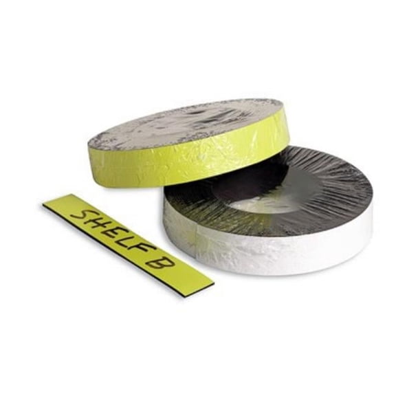 Zeus Magnetic Label Tape 50apos; x 1 Yellow )