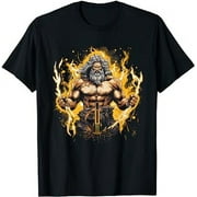 Zeus Muscle Greek God T-Shirt
