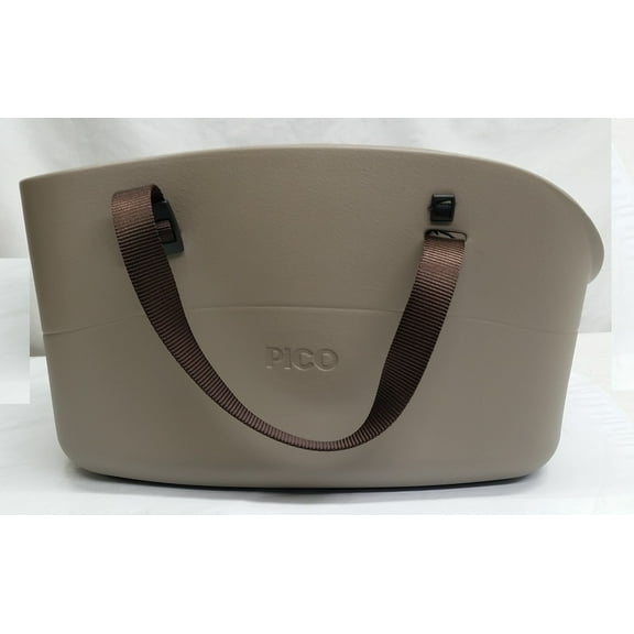 Zeus Pico Tote Bag for Dogs Up To 17 pounds, Beige