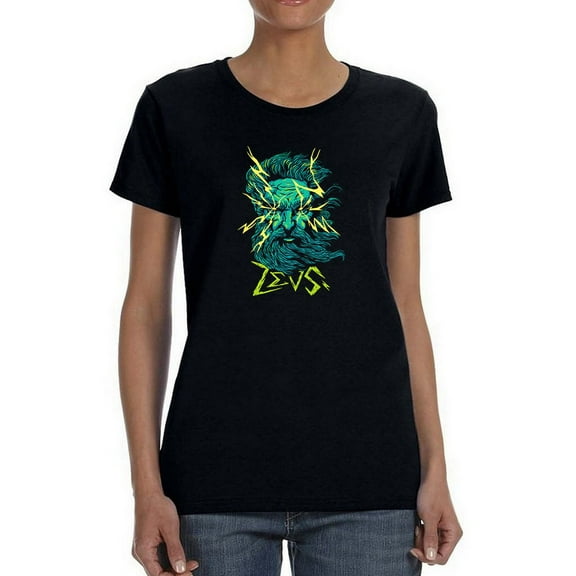 Zeus T-Shirt Women -Smartprints Designs, Female Medium