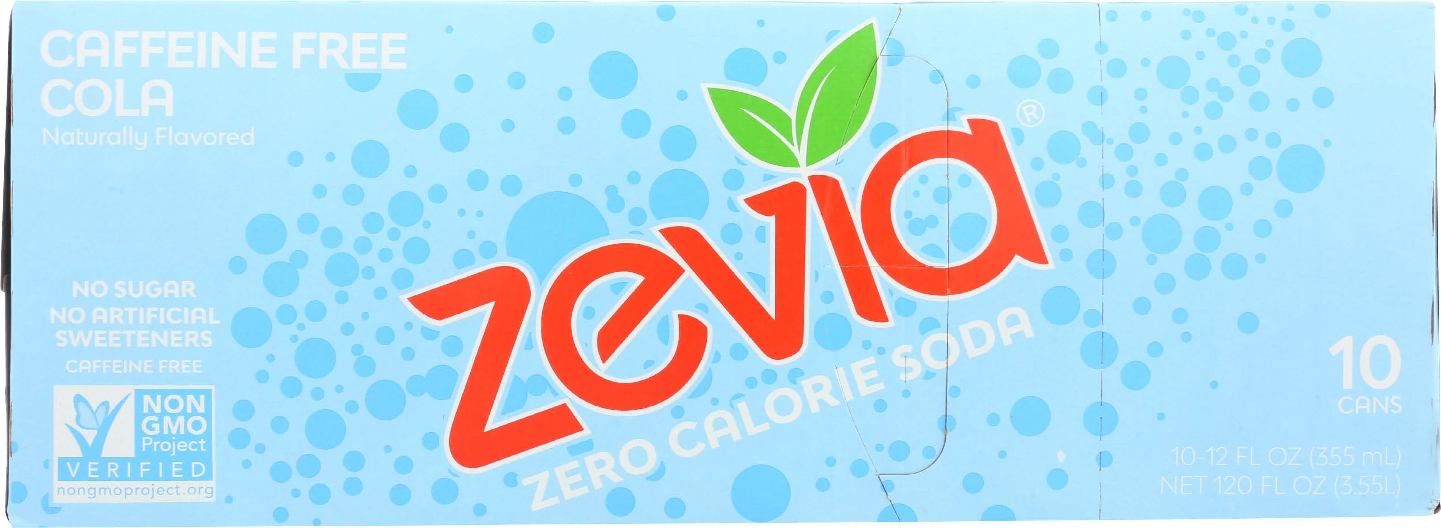 Zevia Caffeine Free Cola 12 Fl Oz (Pack Of 10)