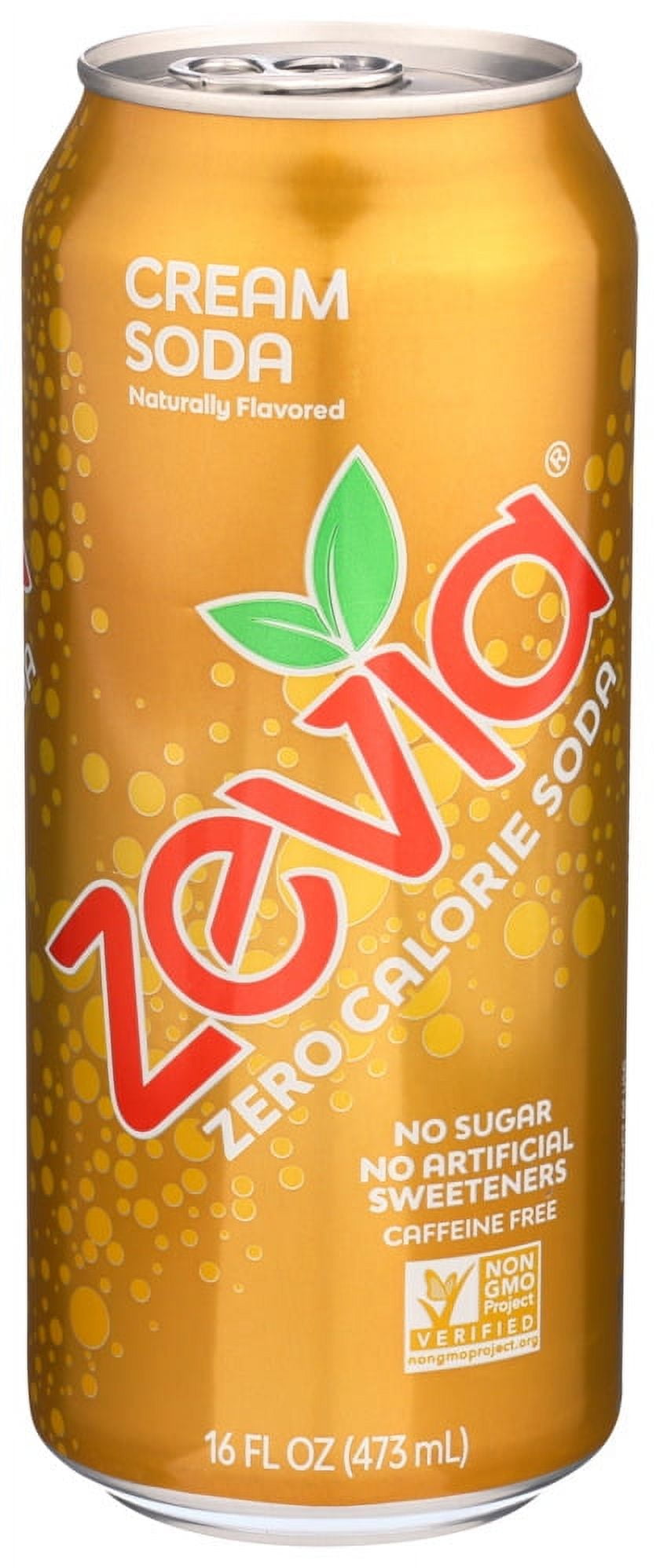 Zevia Cream Soda, 16 Fluid Ounce (Case of 12)