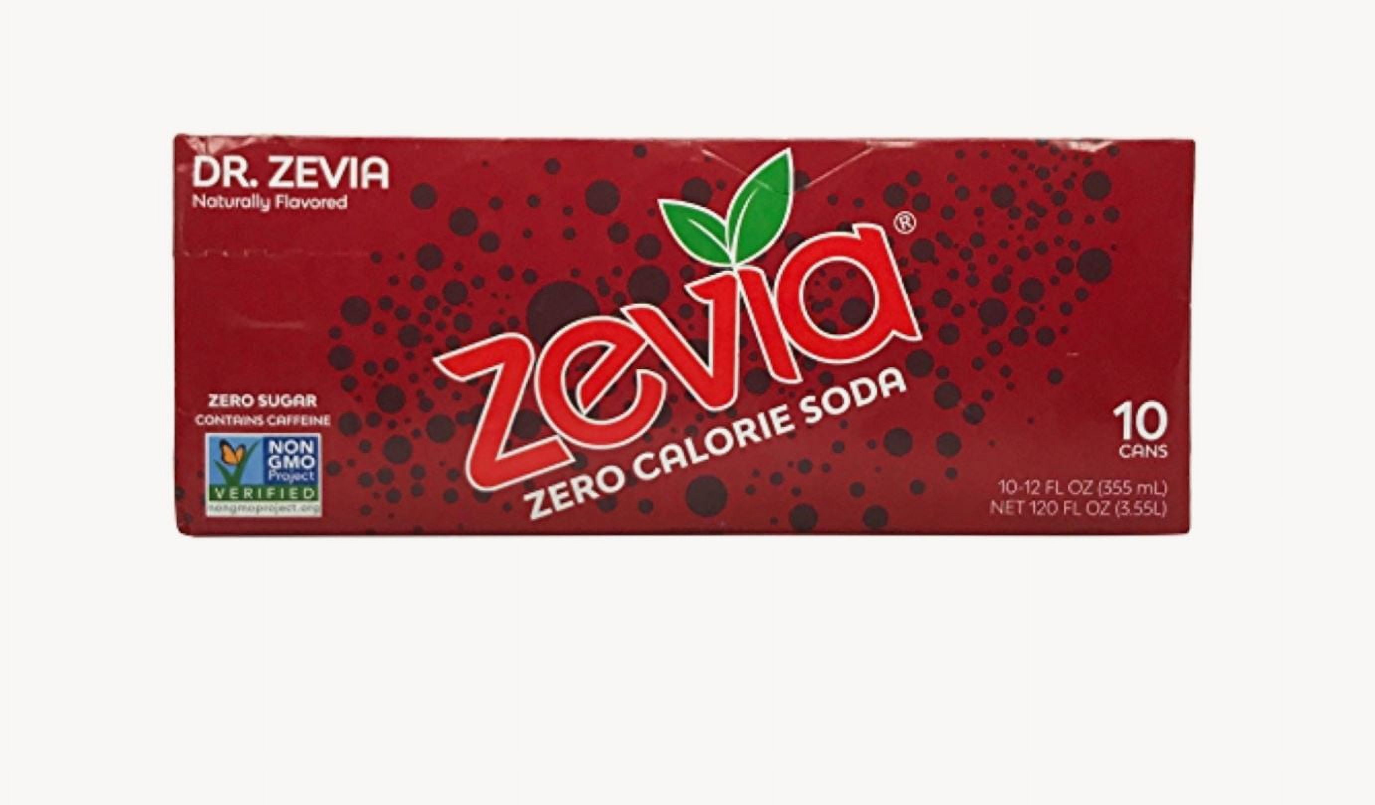 Zevia Dr Zevia Naturally Flavored Zero Calorie Soda, 12 Ounce Pack Of