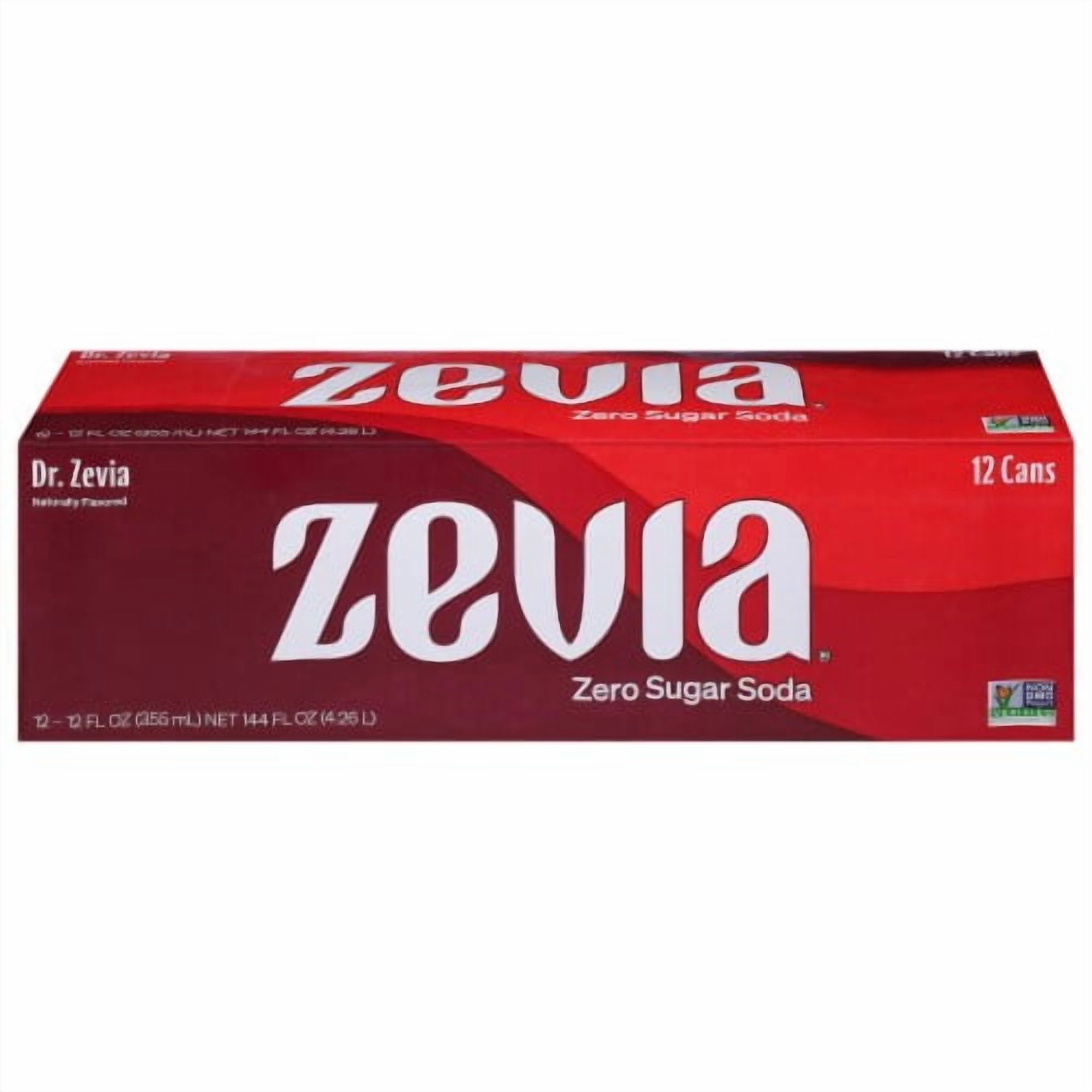Zevia Dr Zevia Soda Cans 12 pk / 12 fl oz - Pack of 2