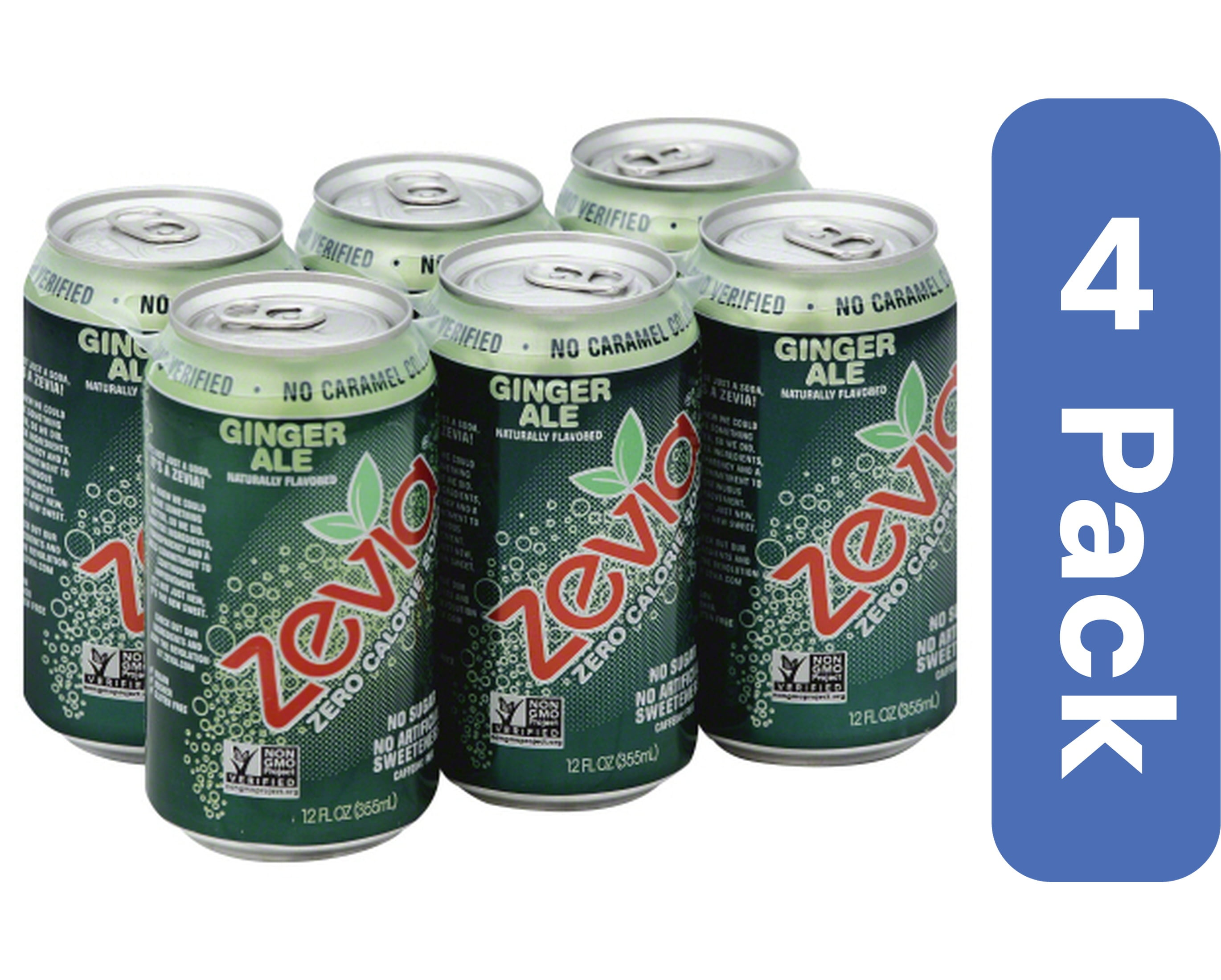 Vanilla　0206 Vanilla Cola Zevia Soda | Natural Zero Sugar, Zero Calorie Soda