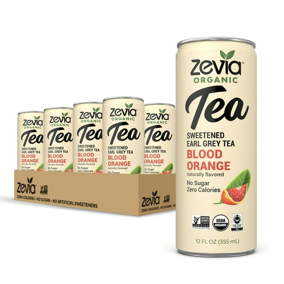 Zevia Organic Earl Grey Tea Blend Orange 12 oz (Pack Of 12)