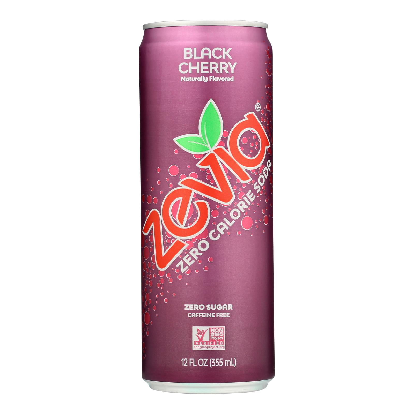 Zevia Soda Black Cherry Case Of 1212 Fz