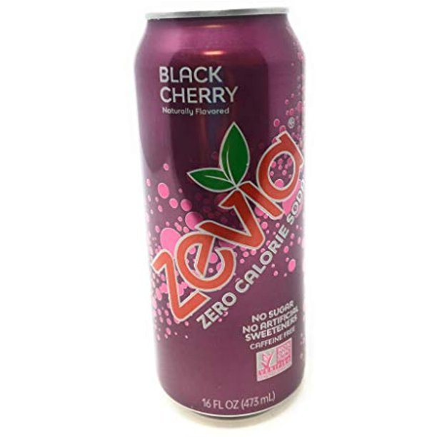 Zevia, Soda Black Cherry Sugar Free, 16 Fl Oz
