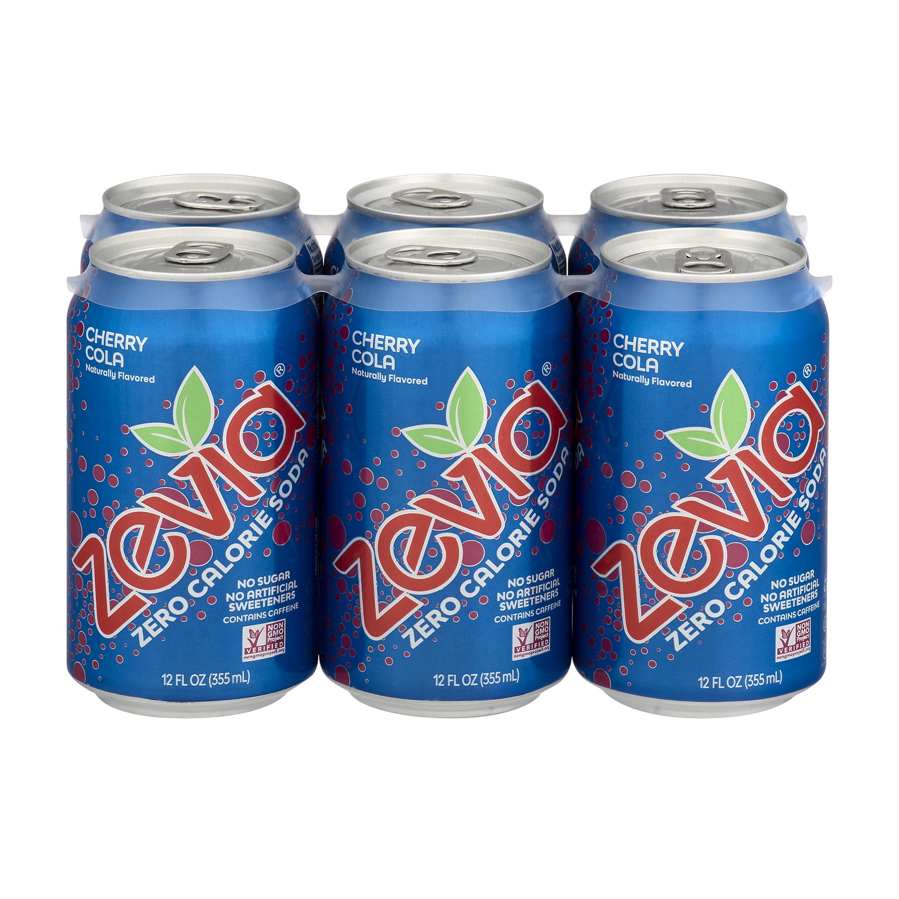Zevia Soda Cola Cherry 6 Pack 72 fl oz