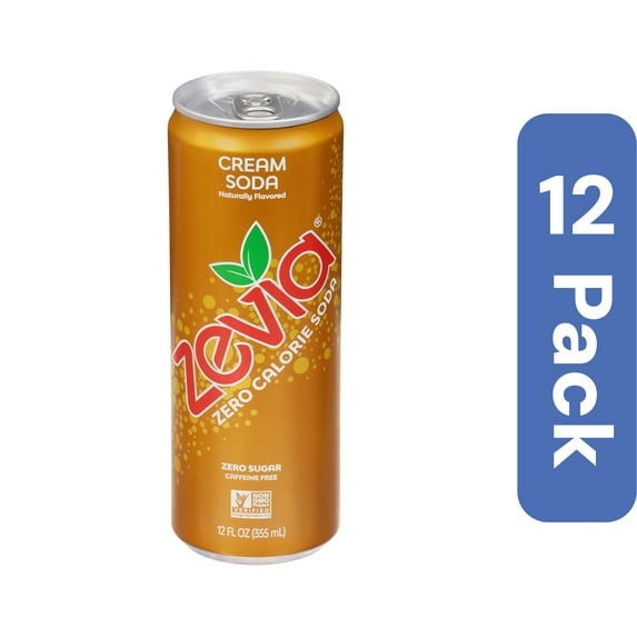 Zevia Soda Cream 12 oz (Pack Of 12)