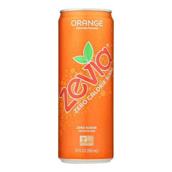 Zevia - Soda Orange - Case of 12-12 FZ