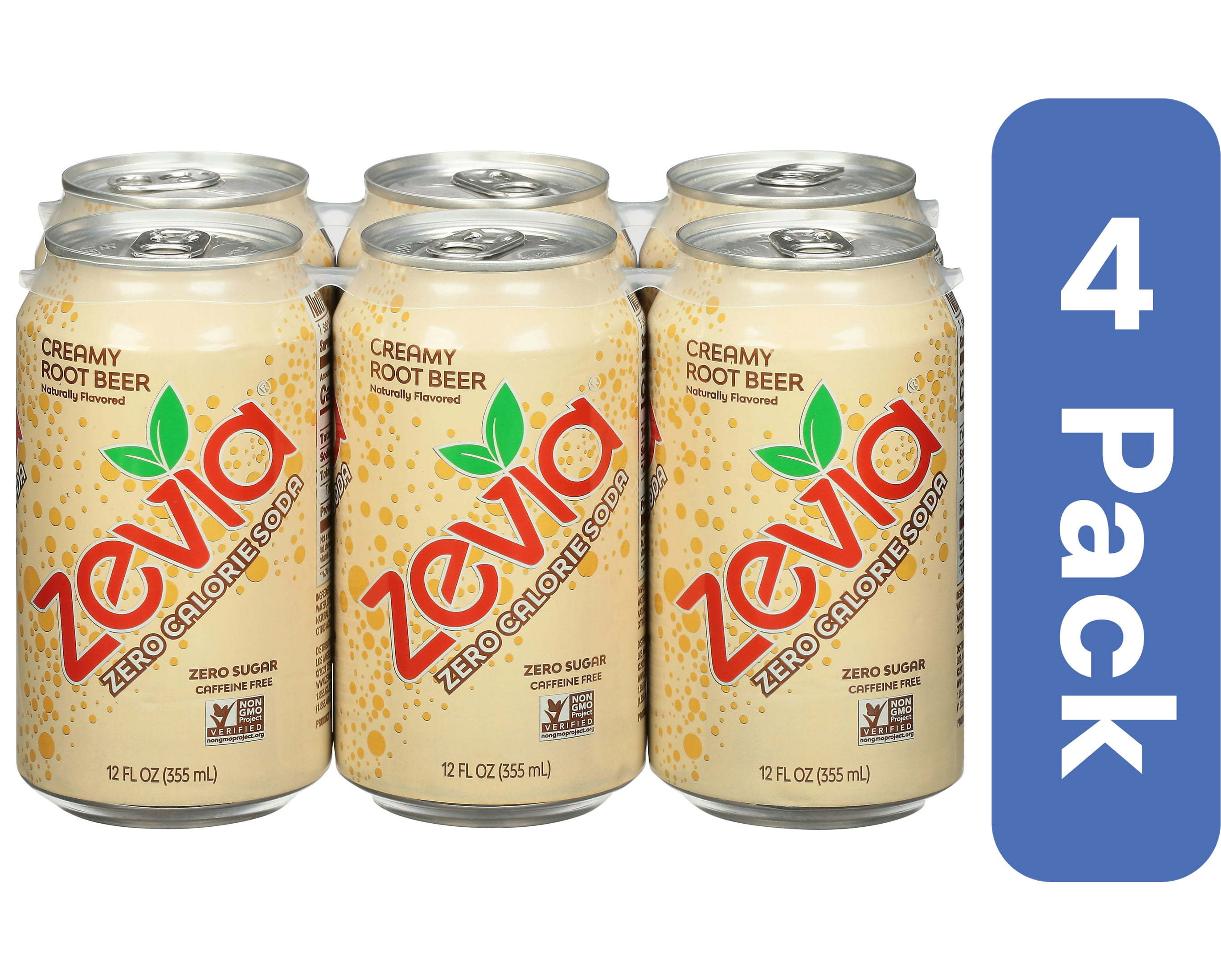 Vanilla　0206 Vanilla Cola Zevia Soda | Natural Zero Sugar, Zero Calorie Soda