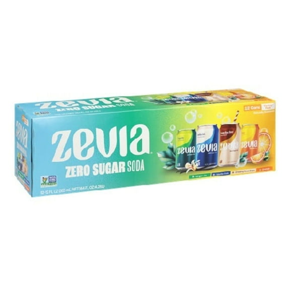 Zevia Variety Zero Calorie Soda 12 ct (Pack Of 1)