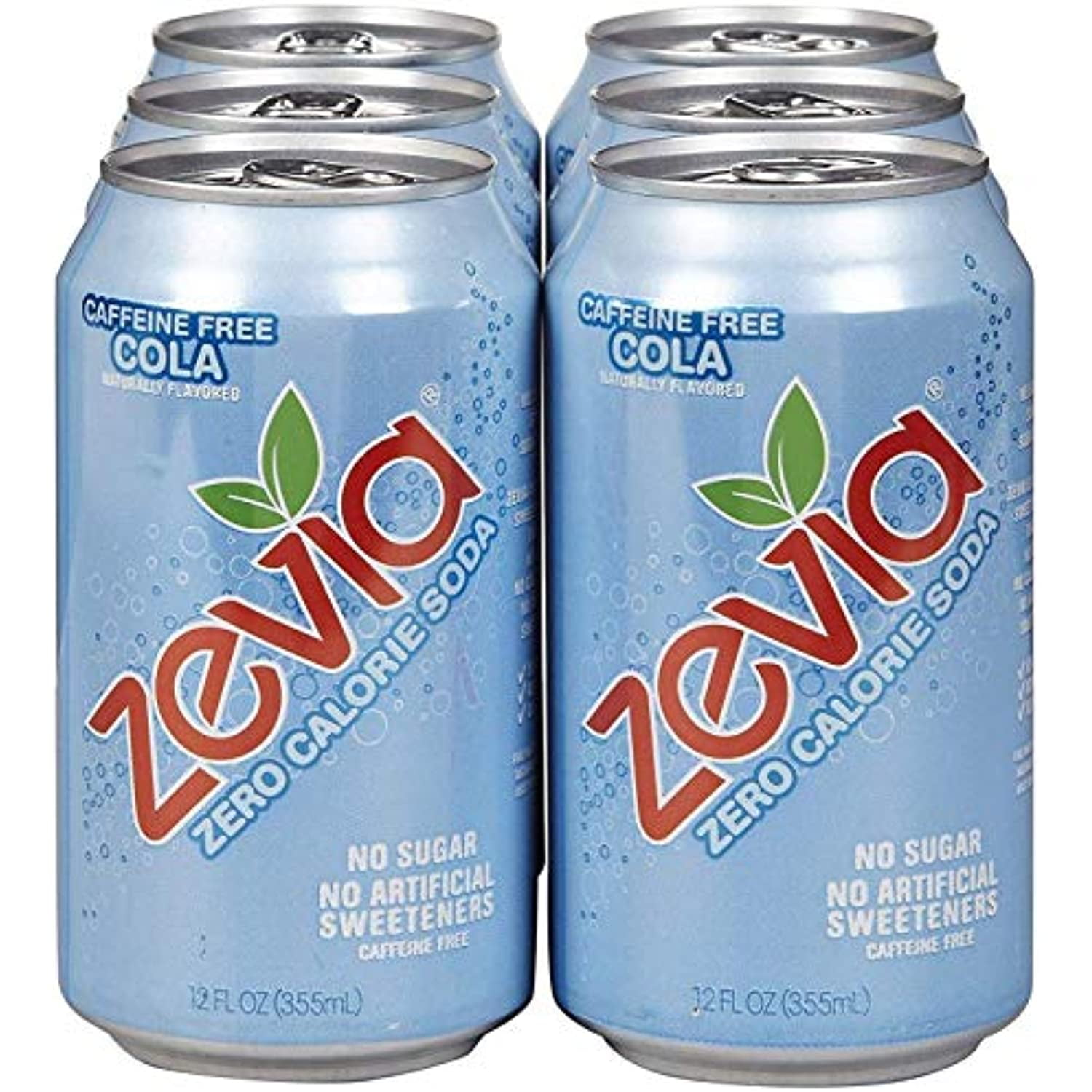 Zevia Zero Calorie Cola Caffeine Free 12 Oz 6 Pk