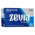 thumbnail image 1 of ZEVIA Caffeine Free Cola Naturally Flavored 6 Pack, 12 FZ, Zero Sugar Soda, 1 of 5