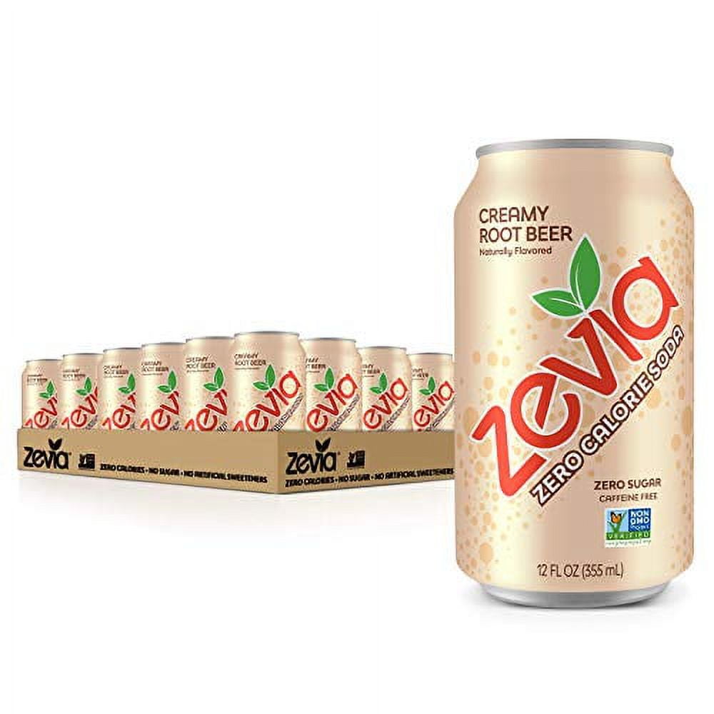 ソフトドリンク y Zevia-Zero-Calorie-Soda-Creamy