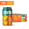 thumbnail image 1 of Zevia Zero Sugar, 0 Calorie Orange Soda, 12 fl oz, 8 Pack Cans, 1 of 7