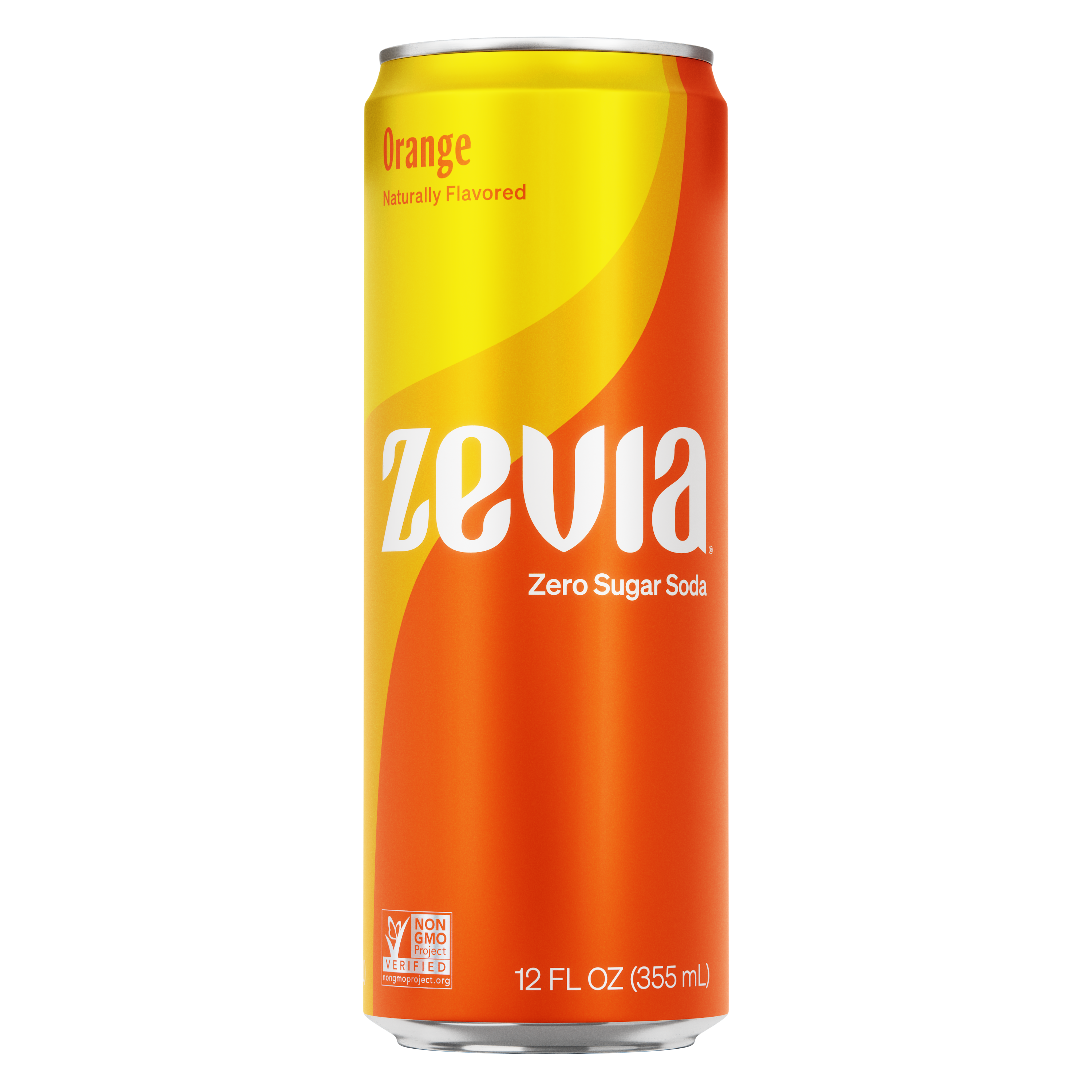 Zevia Zero Sugar 0 Calorie Sleek Soda Can Orange 12 Fl Oz Walmart