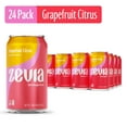 Zevia Zero Sugar, Grapefruit Citrus Soda, 12 Fl Oz (Pack of 24