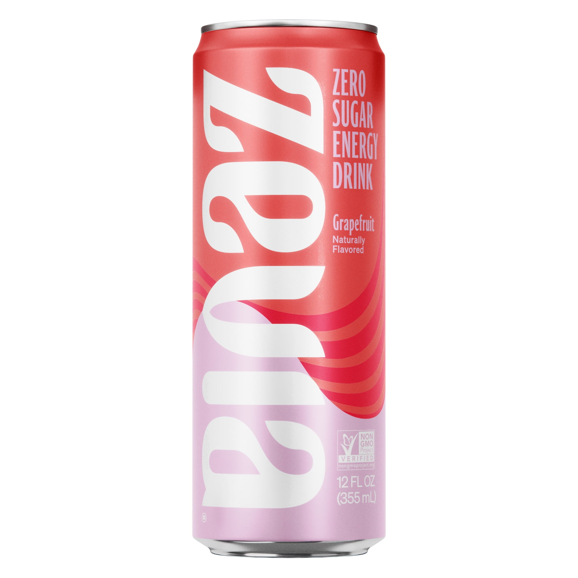Zevia Zero Sugar, Raspberry Lime Energy Drink, 12 Fl Oz, Stevia