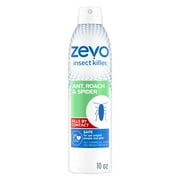Zevo Crawling Insect Killer Spray: Bug Spray for Home Use – Kills Ants, Roaches, and Spiders - With Rosemary & Cornmint Oil - Indoor & Outdoor Use (10oz Aerosol)
