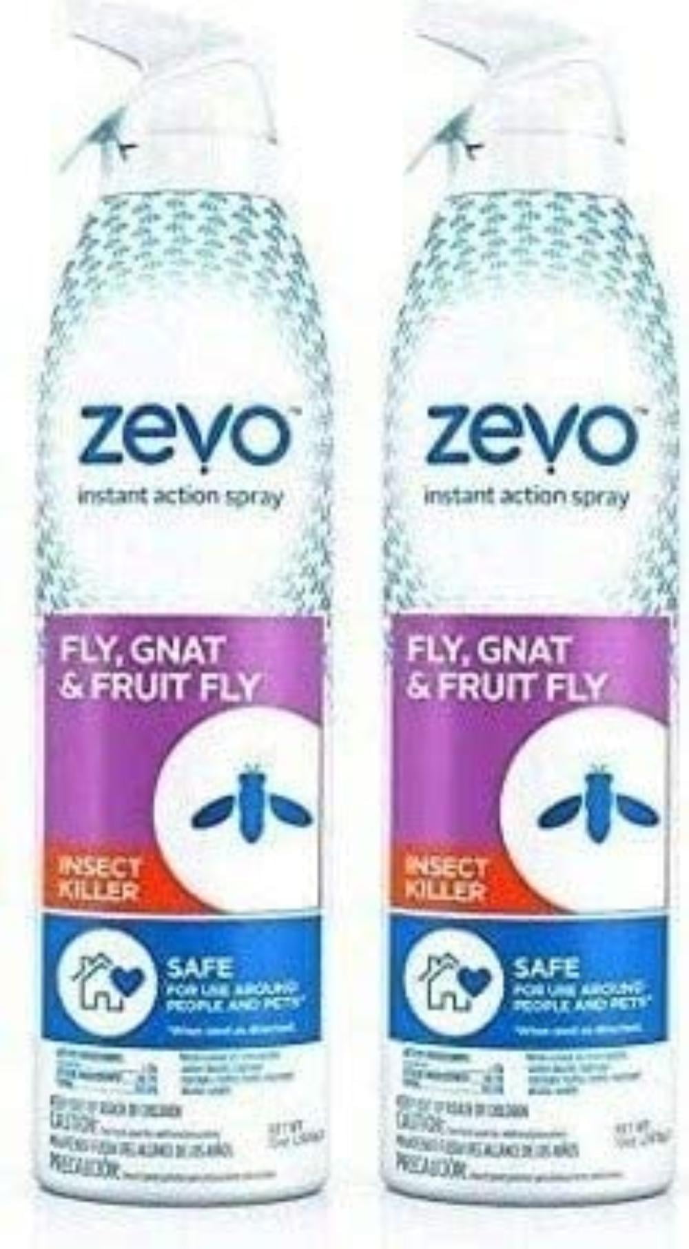 Zevo Insect Killer Spray, Fly, Fruit Fly, Gnat & Mosquito Repellent (2