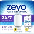 Zevo Flying Insect Fly Trap (1 Device + Refill)