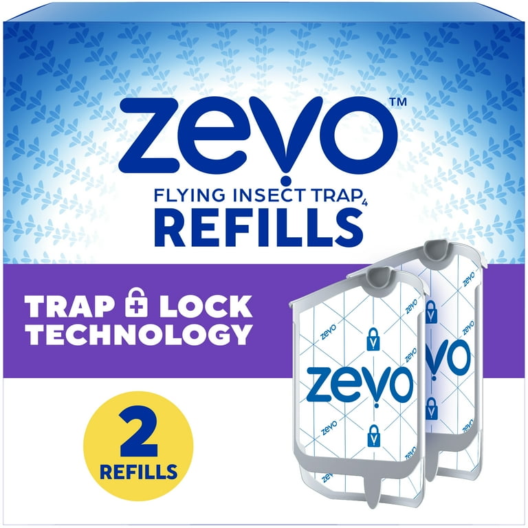 Zevo Flying Insect Trap Refill Cartridges - 2 Count