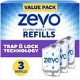 thumbnail interactive-video image 1 of Zevo Flying Insect Trap Refill: 3 Indoor Light Trap Refill Cartridges Capture House Flies, Fruit Flies, and Gnats (3 Refill Cartridges), 1 of 10