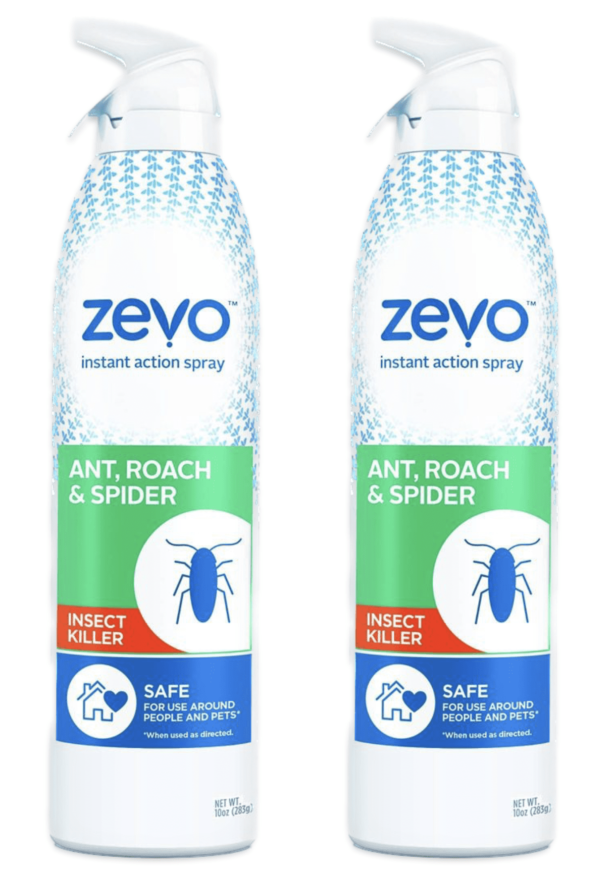 Zevo Pet Friendly Ant, Roach, & Spider Killer Spray 2 Pack, Safe