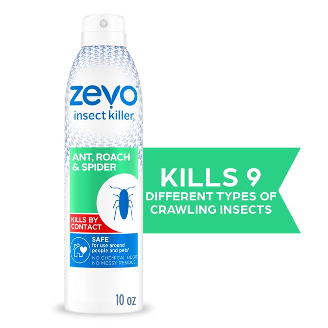 Zevo Instant Action Crawling Insect Killer Ant, Roach, & Spider 10oz