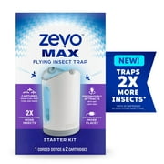 Zevo Max Flying Insect Trap, Fly Trap with 2 Refills