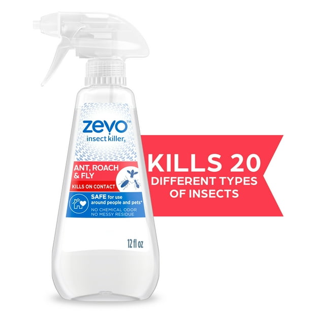 Zevo MultiInsect Killer Ant, Roach, Fly Spray 12oz