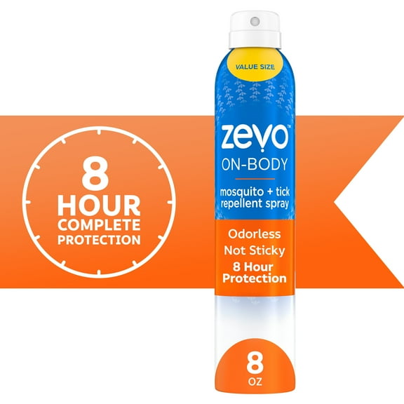 Zevo On Body Insect Repellent Aerosol, 8 oz