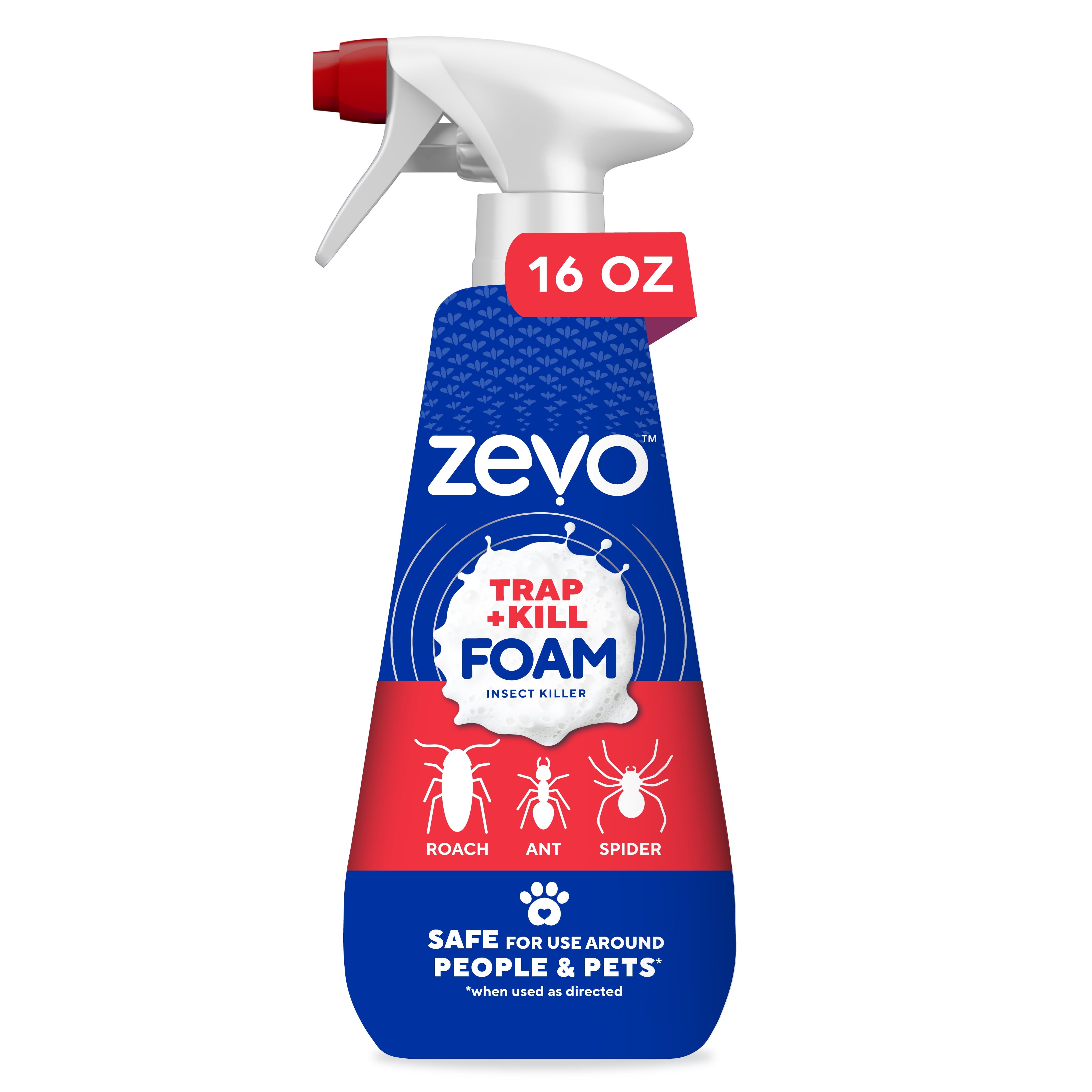 Zevo Trap & Kill Foam Insect Killing Spray: Indoor & Outdoor Bug