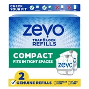 Zevo Compact Flying Insect Trap Refill - 2 Compact Refill Cartridges