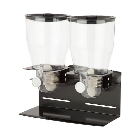 Zevro Commercial Plus Edition Dispenser, Double, 35 Oz, Black/Chrome