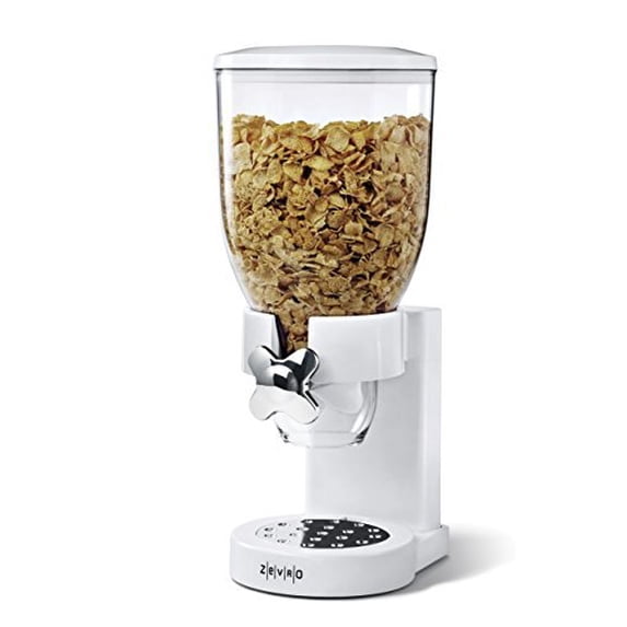 Zevro Original Indispensable Single 17.5 oz Dispenser, White/Chrome